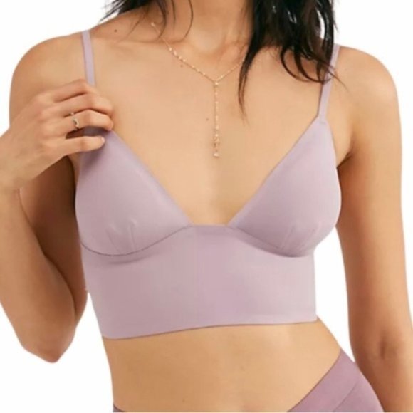 NWT Free People Sage Longline Bralette in Amethyst - Picture 1 of 11